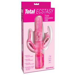 Total Ecstasy Triple Stimulator Vibe - Pink